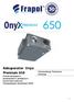 Rekuperator Onyx Premium 650. Dokumentacja Techniczno- Ruchowa