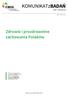 KOMUNIKATzBADAŃ. Zdrowie i prozdrowotne zachowania Polaków NR 138/2016 ISSN