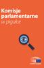 Komisje parlamentarne w pigułce