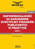 ODPOWIEDZIALNOŚĆ ZA NARUSZENIE DYSCYPLINY FINANSÓW PUBLICZNYCH W PRAKTYCE