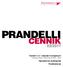 PRANDELLI CENNIK 02/2017. System rur i złączek mosiężnych PEX/AL/PEX, PERT/AL/PERT, PEX. Ogrzewanie podłogowe Rozdzielacze