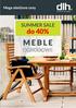 SUMMER SALE MEBLE OGRODOWE