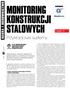 MONITORING KONSTRUKCJI STALOWYCH