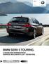 BMW serii Touring. Cennik Listopad. Radość z jazdy BMW SERII TOURING. Z PAKIETEM SERWISOWYM SERVICE INCLUSIVE LAT / KM.