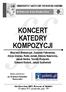 KONCERT KATEDRY KOMPOZYCJI