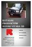 KATALOG PRODUKTÓW SUZUKI VITARA 3D