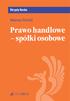 Mateusz Dróżdż. Prawo handlowe spółki osobowe