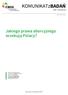 KOMUNIKATzBADAŃ. Jakiego prawa aborcyjnego oczekują Polacy? NR 144/2016 ISSN