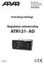 ATR121- AD. Regulator uniwersalny. Instrukcja obsługi