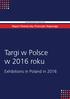 Targi w Polsce w 2016 roku