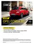 CENNIK OPEL CORSA 3D.