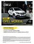 6 000 zł CENNIK OPEL MOKKA. AKTUALNA PROMOCJA. MOKKA z rabatem do: