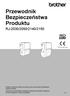 Przewodnik Bezpieczeństwa Produktu RJ-2030/2050/2140/2150