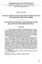 ANALIZA ZMIAN ILOŚCI ODPADÓW KOMUNALNYCH W WOJEWÓDZTWIE PODLASKIM ANALYSES OF CHANGES OF MUNICIPAL WASTE QUANTITY IN PODLASKIE PROVINCE