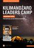 KILIMANDŻARO LEADERS CAMP