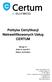 Polityka Certyfikacji Niekwalifikowanych Usług CERTUM Wersja 3.7 Data: 01 luty 2017 Status: archiwalny