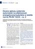 Ocena wpływu systemów automatyki na efektywność energetyczną budynków w świetle normy PN-EN cz. 2