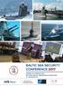 BALTIC SEA SECURITY CONFERENCE 2017 AGENDA 30 CZERWCA 2017 KRAJOWA SZKOŁA ADMINISTRACJI PUBLICZNEJ UL. WAWELSKA 56