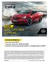 2 500 zł. OPEL CASCADA SUPREME. Rok produkcji 2017 / Rok modelowy CENNIK AKTUALNA PROMOCJA. CASCADA z rabatem