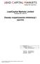 LeadCapital Markets Limited Licencja CIF nr 227/14. Zasady rozpatrywania reklamacji i sporów