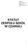 Załącznik do Uchwały Nr XLVI- 114/06 Rady Miejskiej w Wołominie z dnia 14 września 2006 roku STATUT ZESPOŁU SZKÓŁ W CZARNEJ