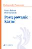 PODRĘCZNIKI PRAWNICZE. C. Kulesza/P. Starzyński Postępowanie karne