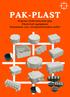 PAK-PLAST. Osprzęt elektroinstalacyjny Electrical equipment