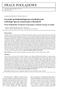 Leczenie periodontologiczno ortodontyczne wtórnego zgryzu urazowego u dorosłych. Perio Orthodontic Treatment of Secondary Occlusal Trauma in Adults