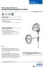 Termometry bimetaliczne do zastosowań przemysłowych, model 54