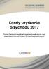 Koszty uzyskania przychodu 2017