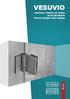 VESUVIO VESUVIO. Zawiasy i klamry do kabin prysznicowych Shower hinges and clamps AKCESORIA DO KABIN PRYSZNICOWYCH SHOWER BOXES ACCESSORIES