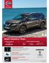 NOWY NISSAN X-TRAIL zł 1 OFERTA NISSAN FINANCE. OFERTA SPECJALNA Zyskaj do