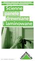 Âcienne panele drewniane i laminowane