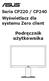 Seria CP220 / CP240 Wyświetlacz dla systemu Zero client. Podręcznik użytkownika