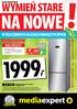 1999, NA NOWE A ++ W OSZCZĘDNYCH KLASACH ENERGETYCZNYCH! 324l NO FROST INOX. 60 cm. 186 cm. Komora świeżości VitaFresh