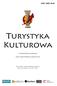 Spis treści. Artykuły Armin Mikos v. Rohrscheidt Zarys problematyki zarządzania w turystyce kulturowej... 8