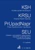 KSH KRSU. PrUpadNapr SEU C H BECK. Kodeks spółek handlowych. Krajowy Rejestr Sądowy. Prawo upadłościowe i naprawcze