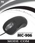 U r. e a. M n u a l INNOVATION LASER MOUSE MC-906