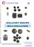 IZOLATORY MIKOWE MICA INSULATORS