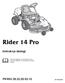 Rider 14 Pro. Instrukcja obs ugi. PKWiU