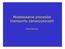 Modelowanie procesów transportu zanieczyszczeń. Seminarium