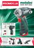 System Metabo Quick. Promocja obowi¹zuje do Podano sugerowane ceny detaliczne. Szlifierka k¹towa WQ 1400, 1400 W