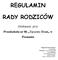 REGULAMIN RADY RODZICÓW