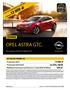 OPEL ASTRA GTC. Cennik AKTUALNA PROMOCJA