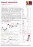 Raport Rynek Akcji. Sytuacja rynkowa. WIG w układzie dziennym. czwartek, 27 lipca 2017, 08:52. Główne indeksy światowe