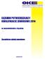 EGZAMIN POTWIERDZAJĄCY KWALIFIKACJE ZAWODOWE 2014