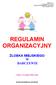 REGULAMIN ORGANIZACYJNY