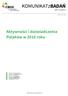 KOMUNIKATzBADAŃ. Aktywności i doświadczenia Polaków w 2016 roku NR 12/2017 ISSN