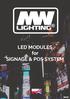 LED MODULES for SIGNAGE & POS SYSTEM