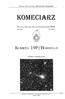 Kometa 19P/Borrelly 3/2001. Nr 23. P olskie T owarzystwo M iłośników A stronomii. Biuletyn N aukowy S ekcji O bserwatorów K omet EPPURSI MUOVE